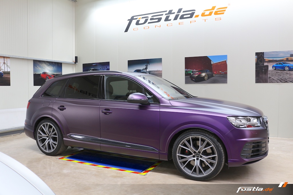 Audi SQ7 - Vollfolierung Purple-Matt-Metallic Folierung violet 4.jpg