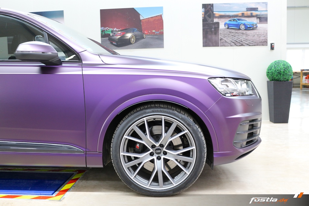 Audi SQ7 - Vollfolierung Purple-Matt-Metallic Folierung violet 5.jpg