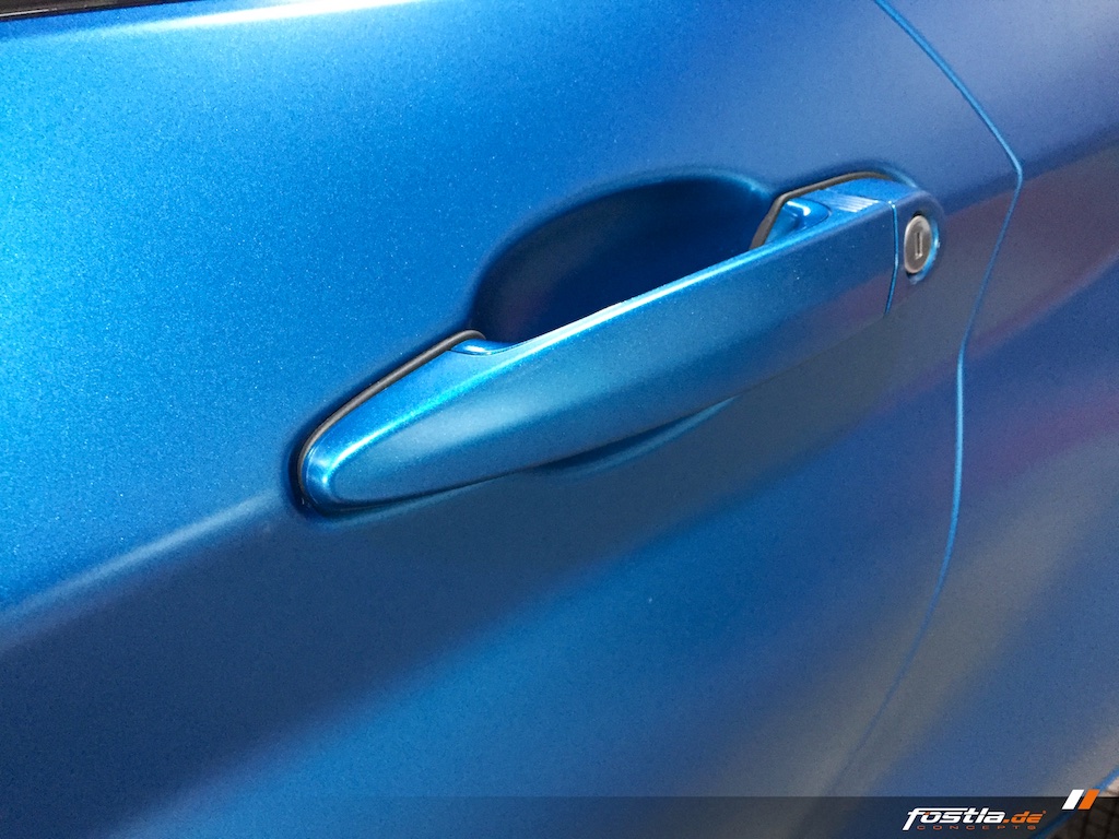 BMW M2 - Folieren Lackschutz Vollverklebung XPEL Blau-Matt Steinschlagschutz 4.jpg