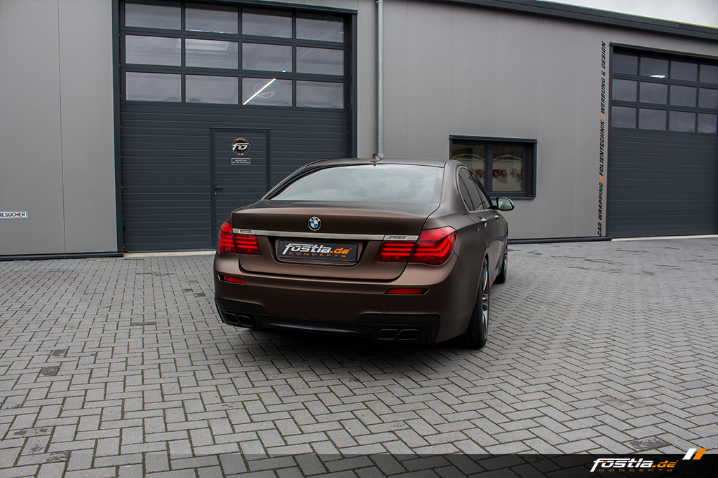 BMW 740d F01 M-Paket - Java-Brown-Matt Folierung Steinschlagschutz Scheibentönung Vollfolierung Car-Wrapping Felgen (5).jpg