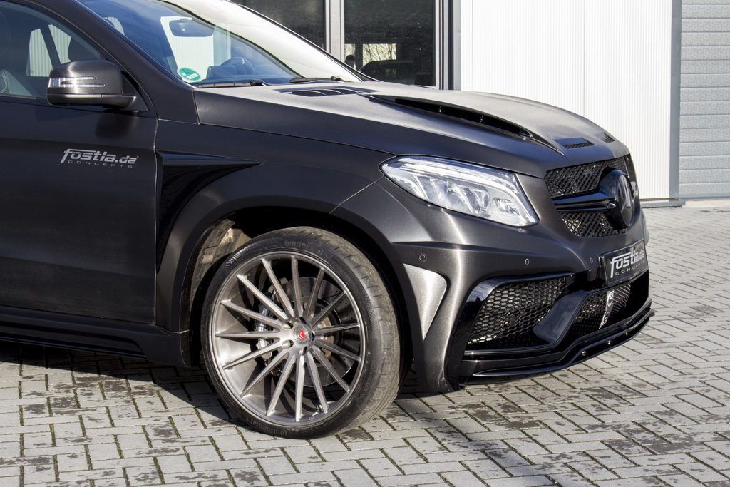 Mercedes GLE 63 AMG Coupé C292 Prior-Design Widebody Tuning Car-Wrapping Black Brushed 12.jpg