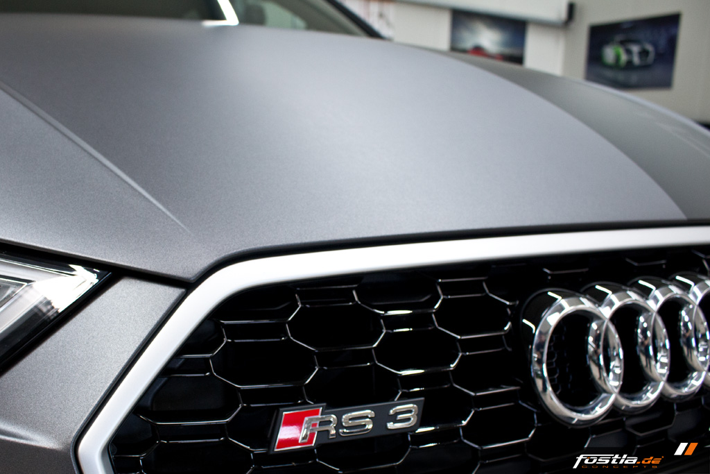 Audi RS3 Sportback Quattro 8VA Grau Matt Vollfolierung Teilfolierung Design 23.jpg