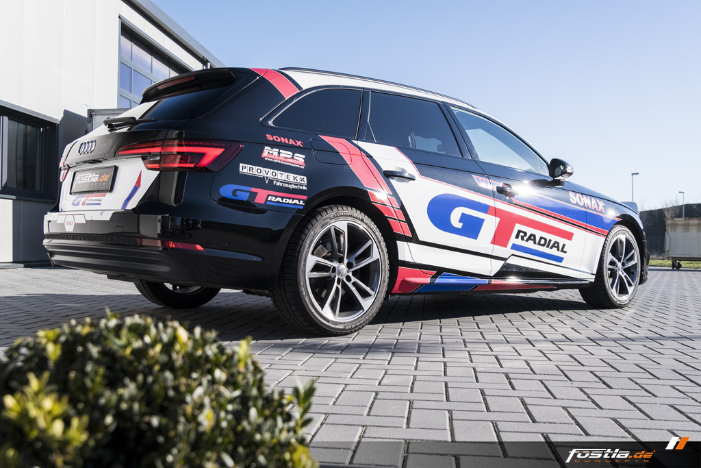 Audi A4 Avant B9 S-Line Giti Tire Teilfolierung Design Werbebeschriftung SONAX MPS Engineering PROVOTEKK Hannover (10).jpg