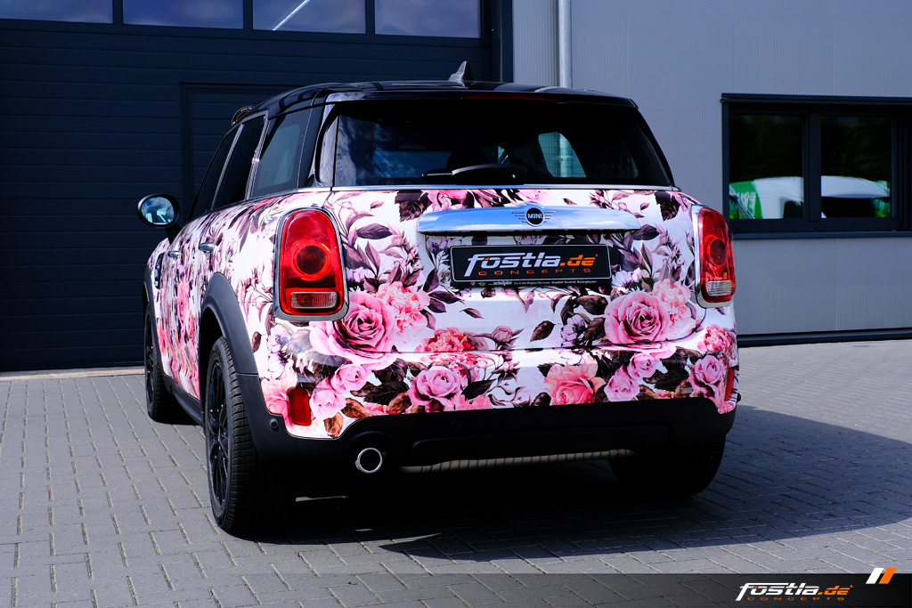 Mini Cooper Countryman F60 Flower Design Pink Vollfolierung Digitaldruck Hannover (21).jpg