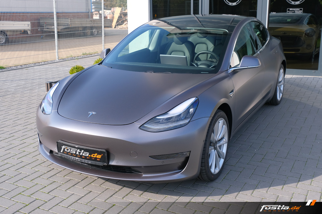 Tesla Model 3 Satin Dark Grey Vollfolierung Teilfolierung Folierung Hannover (12).jpg