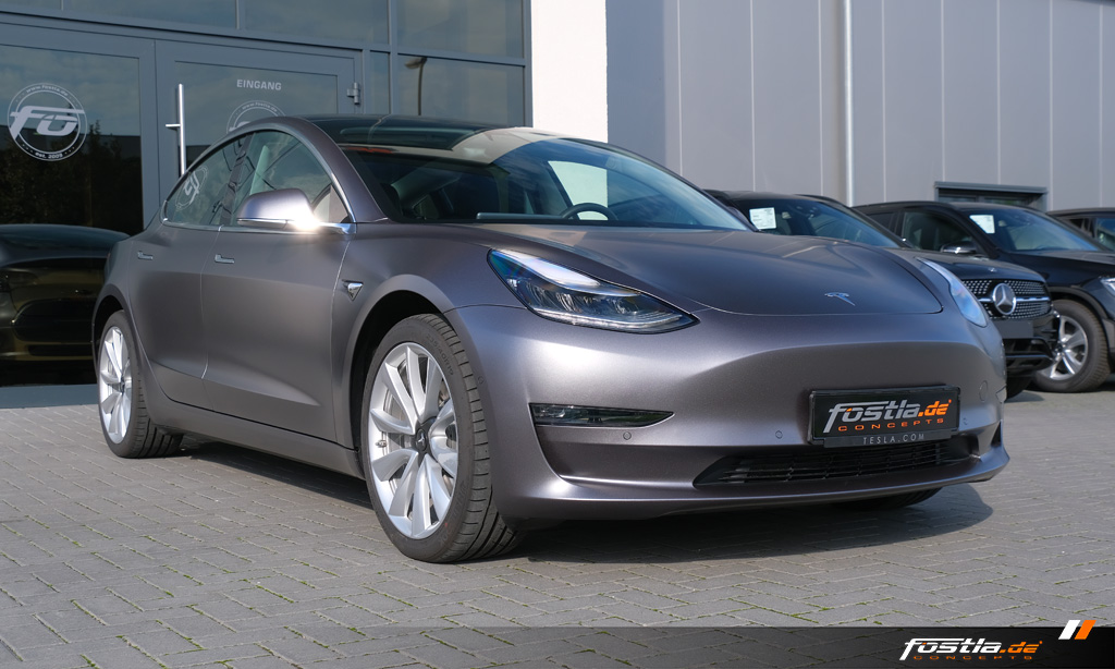 Tesla Model 3 Satin Dark Grey Vollfolierung Teilfolierung Folierung Hannover (3).jpg