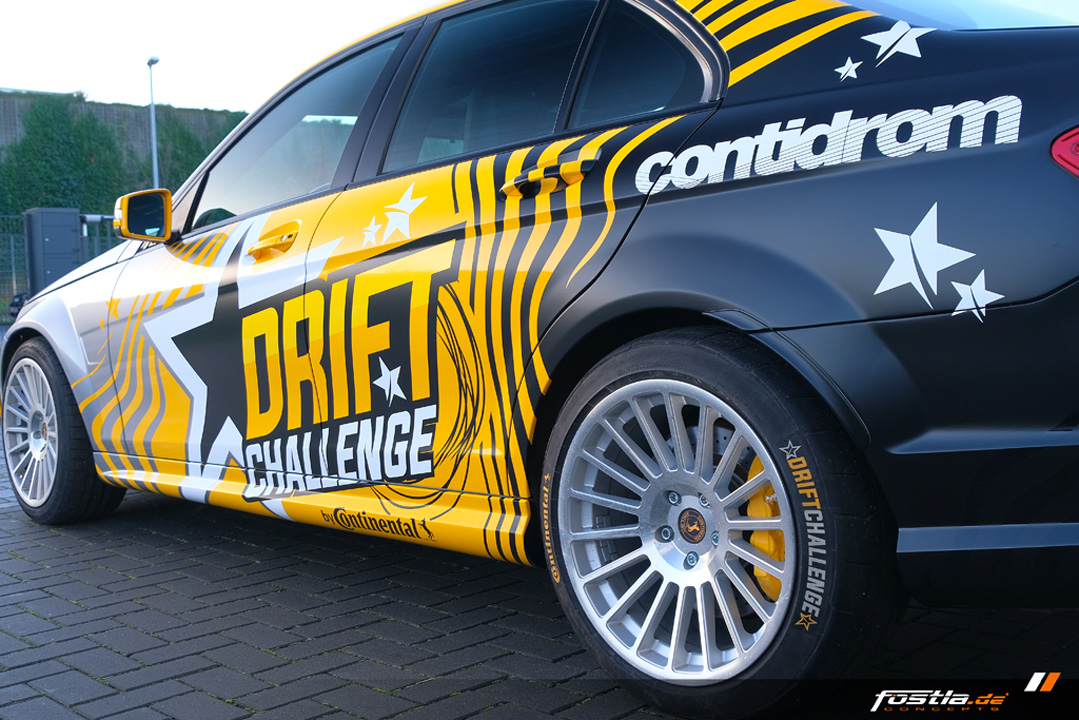 Mercedes-Benz C63 AMG W204 Continental Drift Challenge Race Car Vollfolierung Design Motorsport (11).jpg