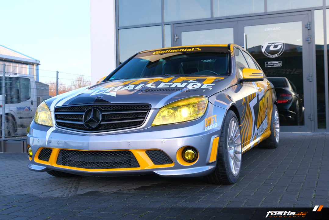 Mercedes-Benz C63 AMG W204 Continental Drift Challenge Race Car Vollfolierung Design Motorsport (2).jpg