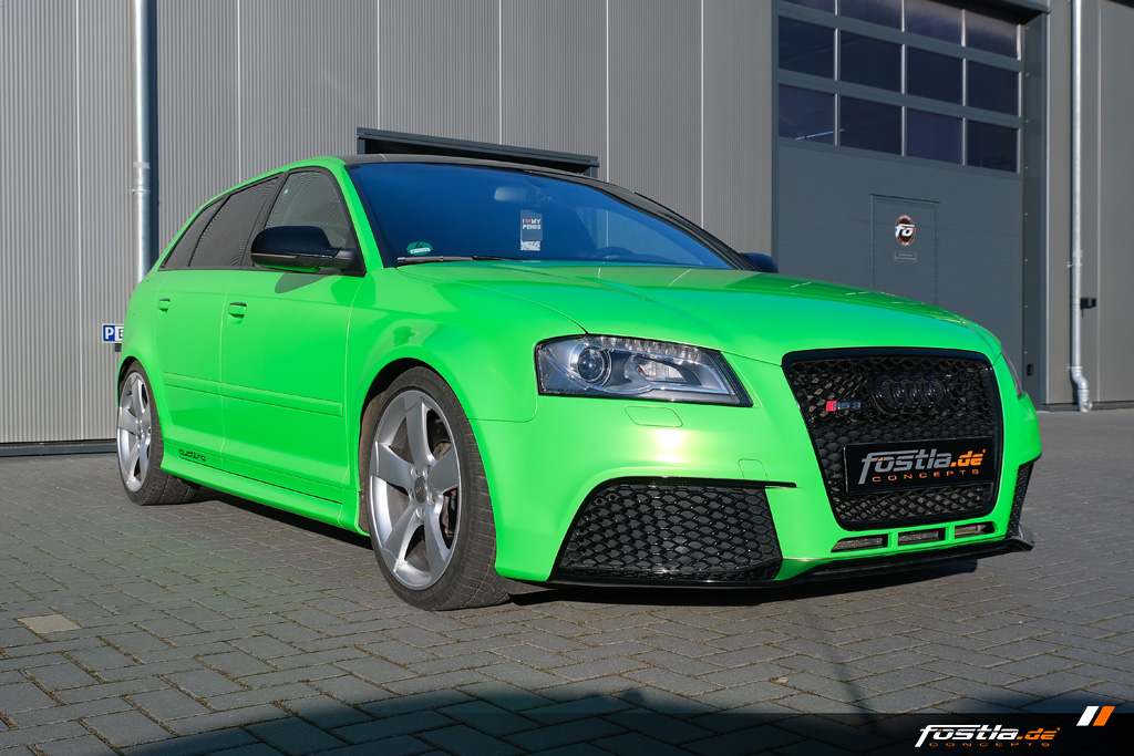 Audi RS3 8PA PWF Gymkhana Green Limited Vollfolierung Grün Hannover  (16).jpg