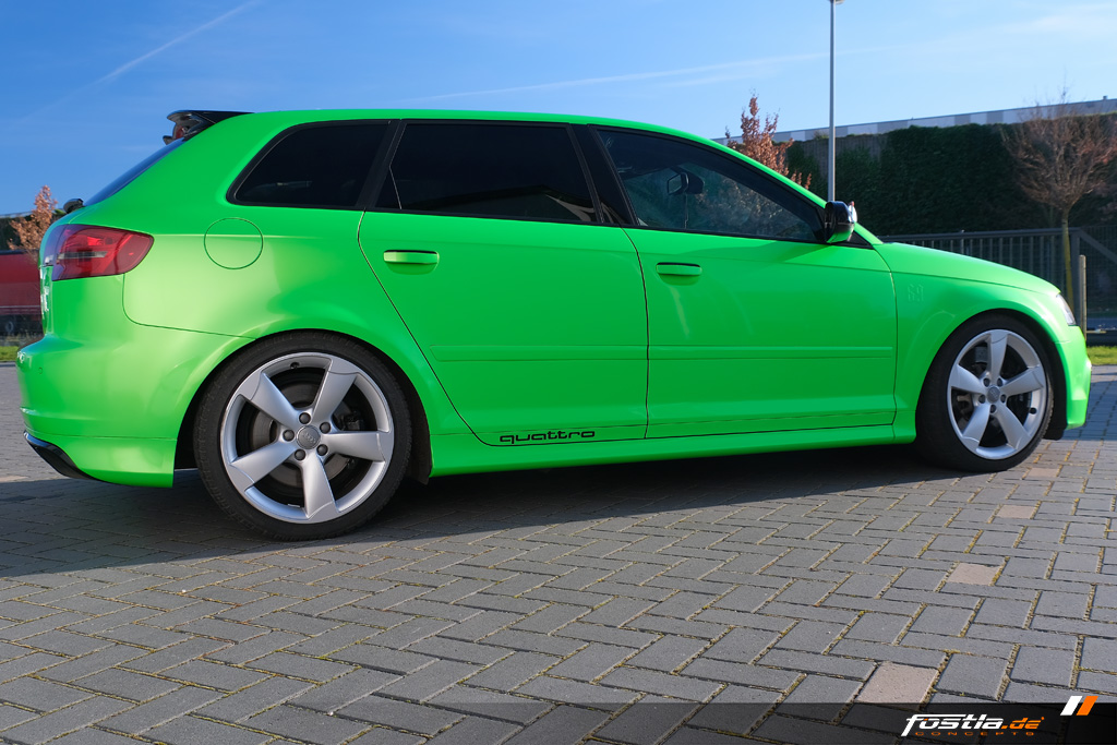Audi RS3 8PA PWF Gymkhana Green Limited Vollfolierung Grün Hannover  (9).jpg