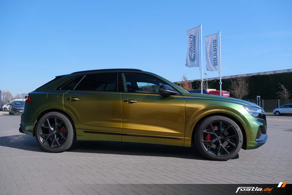 Audi SQ8 S-Line RS SUV Vollfolierung Folierung Avery Fresh Spring Gold-Silver Hannover (9).jpg