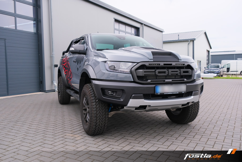 Ford Ranger Raptor Schwarz Rot Teilfolierung Design Hannover (10).jpg