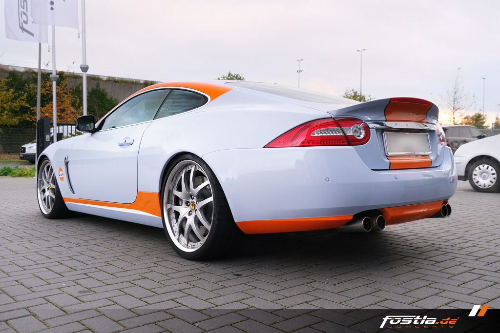 Jaguar XK Gulf Orange Hellblau Vollfolierung Design Motorsport Hannover (4).jpg